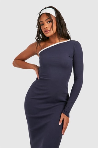 Abito asimmetrico - Petrolio