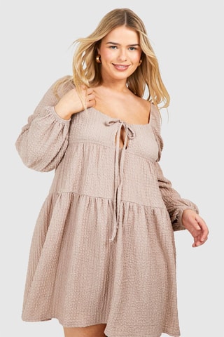 Abito a campana - Beige chiaro