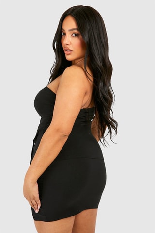 Abito bustier - Nero