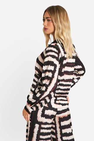 Camicia - Nero e beige