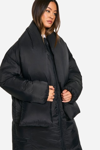 Piumino lungo - Nero