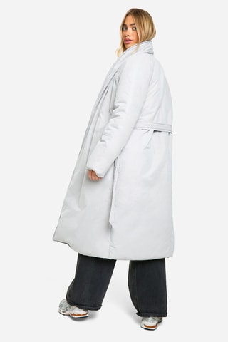 Piumino lungo - Grigio chiaro