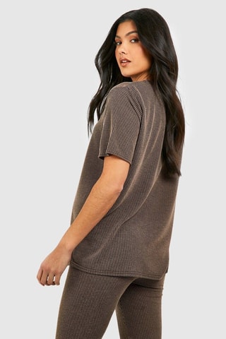 T-shirt premaman - Marrone