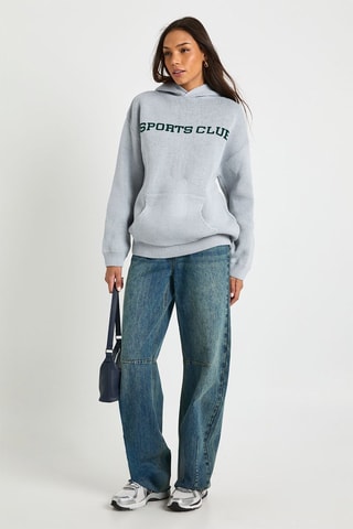 Felpa con cappuccio - Grigio