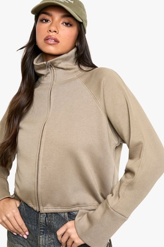 Felpa oversize - Kaki