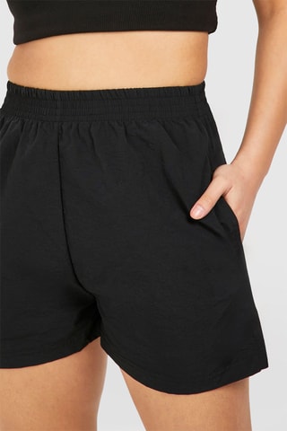 Shorts a vita alta - Nero