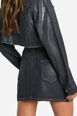 Minigonna in jeans - Indaco