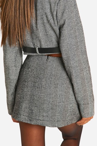 Gonna a portafoglio - Nero e grigio