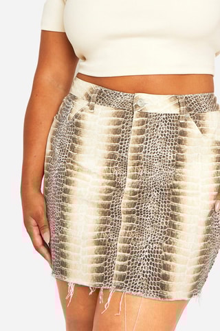 Minigonna - Ecrù e beige