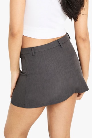 Minigonna - Grigio scuro