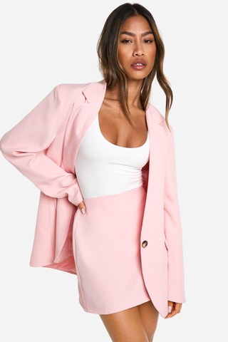 Gonna taglio dritto - Rosa