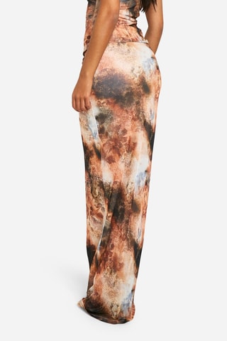 Gonna lunga - Rosso mattone e nero