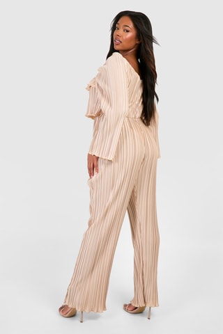 Tuta plissé - Beige