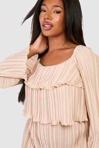 Tuta plissé - Beige