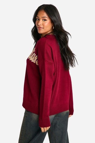 Maglia oversize - Bordeaux