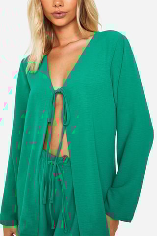 Blusa e shorts - Verde smeraldo