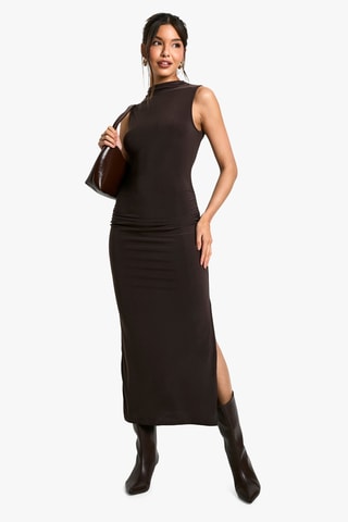 Abito a tubino - Marrone scuro