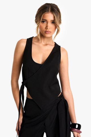 Top a portafoglio - Nero