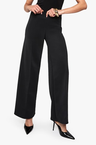 Pantaloni straight - Nero
