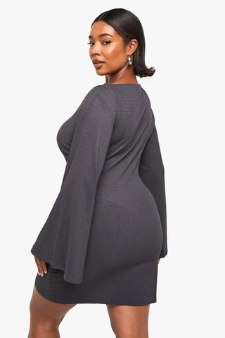 Abito a tubino - Grigio scuro