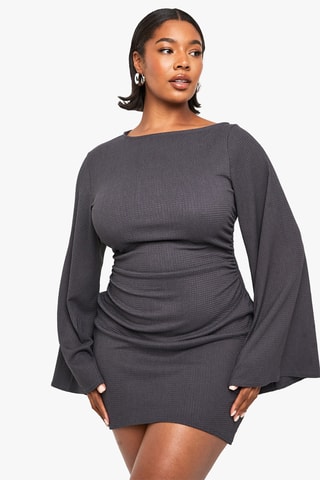 Abito a tubino - Grigio scuro