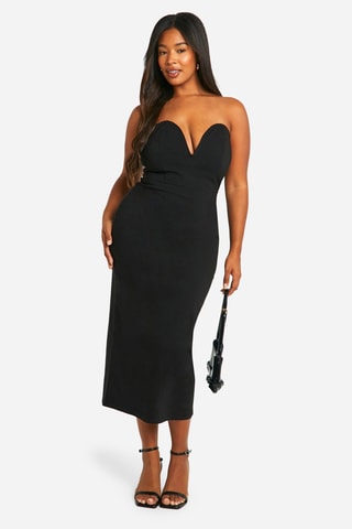 Abito bustier - Nero