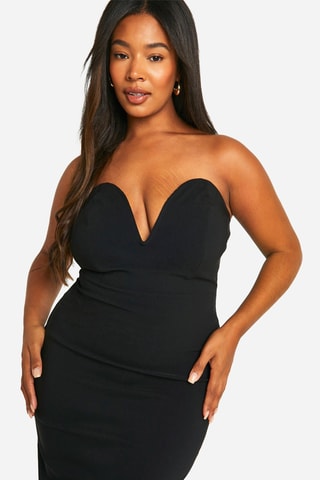 Abito bustier - Nero