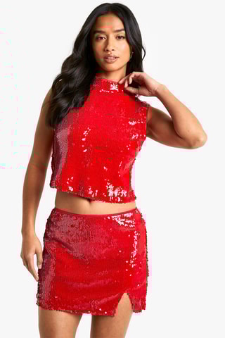 Crop top - Rosso