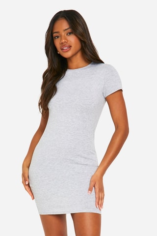 Abito t-shirt - Grigio melange