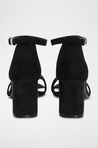 Sandali con tacco - Nero