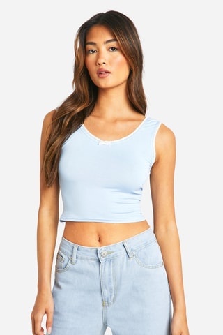 Crop top - Celeste