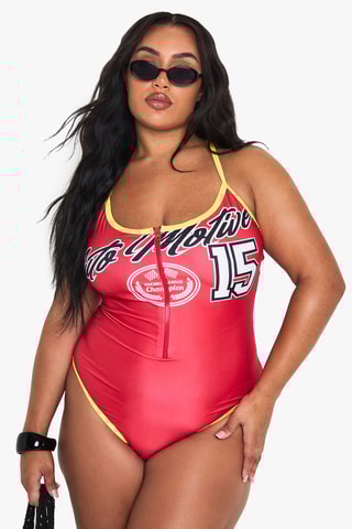 Costume intero - Rosso