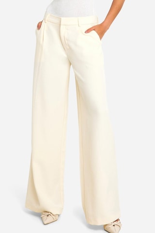 Pantaloni straight - Ecrù