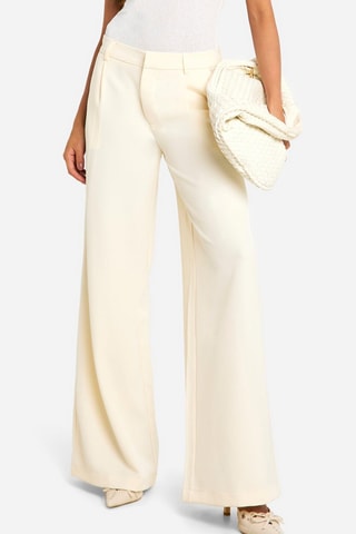 Pantaloni straight - Ecrù