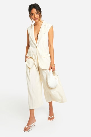 Giacca senza maniche - Beige