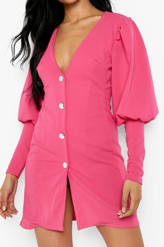 Abito taglio dritto - Rosa antico