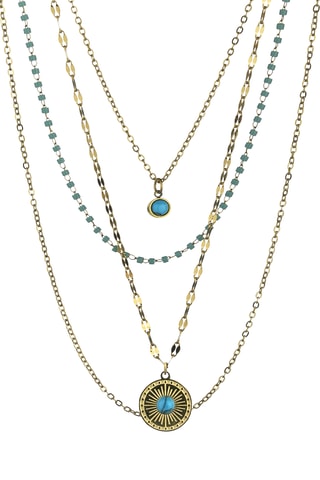 Ketting Alicia Bleu - Roestvrij Staal -