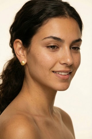 2 Paar Oorbellen - Doublé Geelgoud