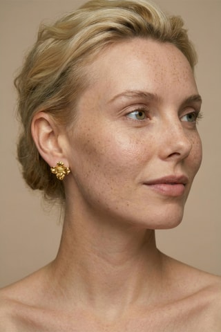 Oorbellen - Doublé Geelgoud