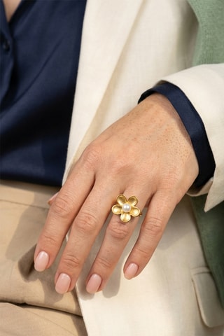 Set - Doublé Geelgoud en Cultivéparels