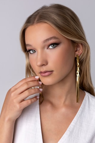 Oorbellen - Doublé Geelgoud - Marc Malone