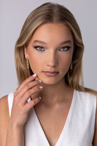 Oorbellen - Doublé Geelgoud - Marc Malone