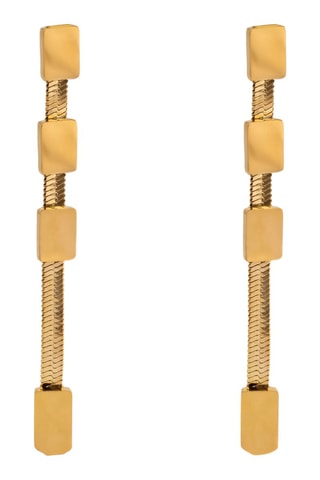 Oorbellen  - Doublé Geelgoud Emily Westwood