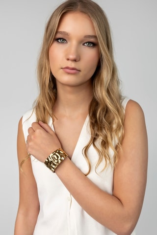 Manchetarmband - Doublé Geelgoud