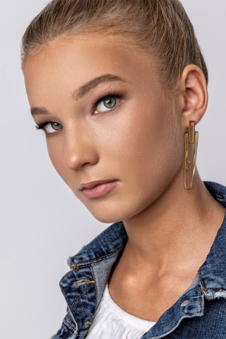 Oorbellen Ryan - Doublé Geelgoud