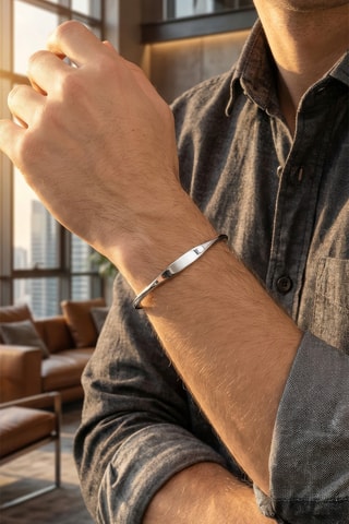 Open Armband - Zilverkleurig