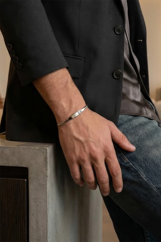 Open Armband - Zilverkleurig