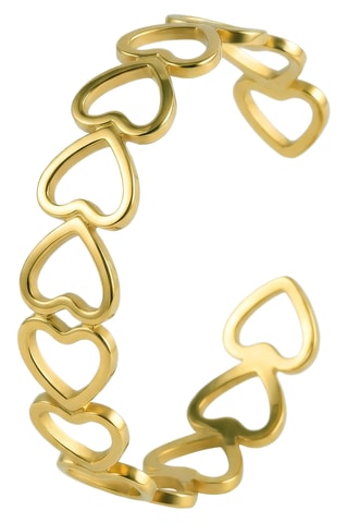 Open Armband - Doublé Geelgoud