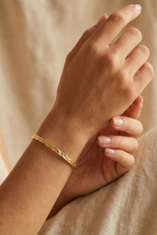 Open Armband - Doublé Geelgoud