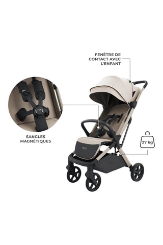 Poussette Nubi 3 - Beige - Jusqu'à 22 kg - Beige